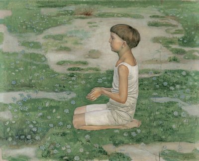 Tilbedelsen II, 1894. af Ferdinand Hodler
