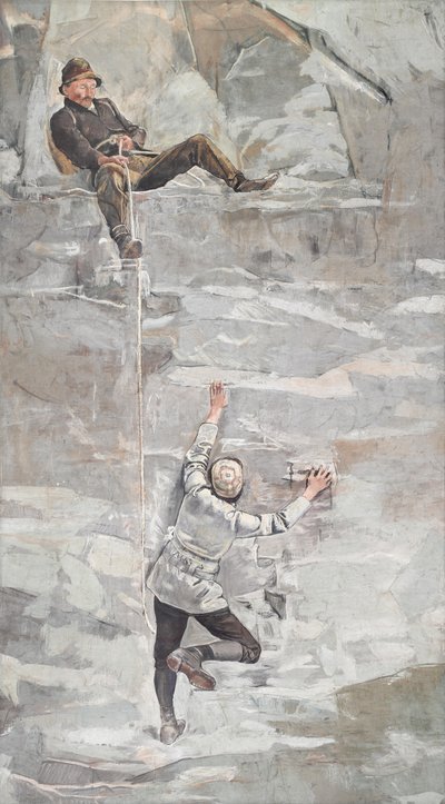 Klatringen, 1894. af Ferdinand Hodler
