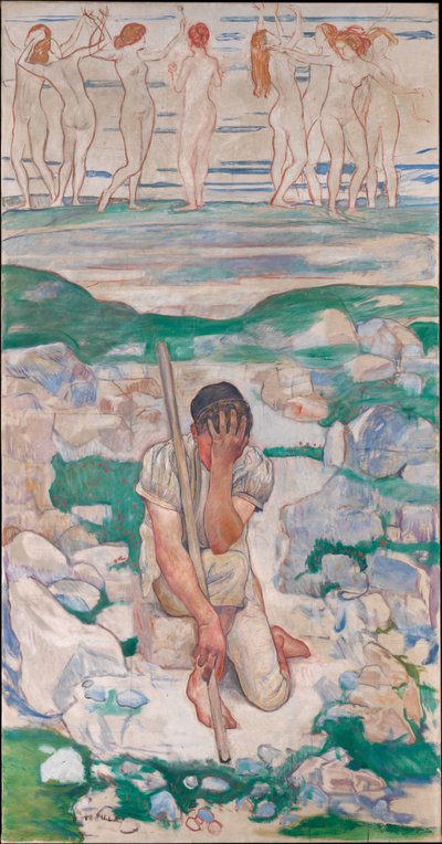 Hyrdens drøm af Ferdinand Hodler