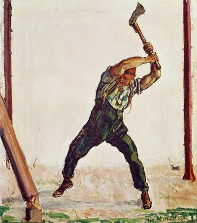 Skovmanden, 1910 af Ferdinand Hodler