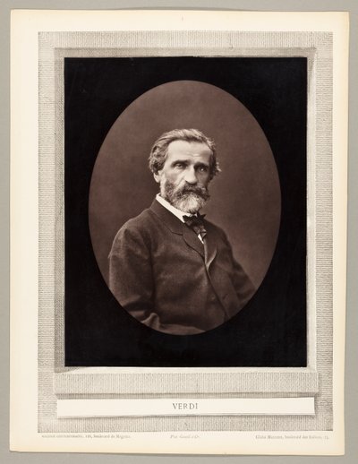 Giuseppe Verdi (italiensk komponist, 1813-1901) af Ferdinand J. Mulnier