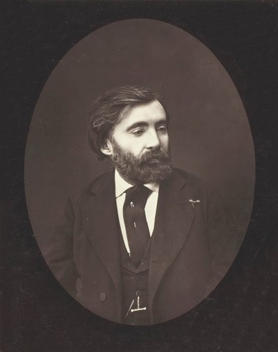 Henri, Viscount of Bornier, ca. 1876. af Ferdinand J. Mulnier