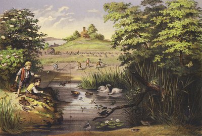 Juni (farvelitografi) af Ferdinand Karl Klimsch