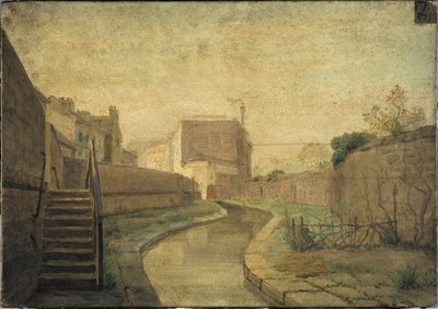 La Bièvre, rue Croulebarde af Ferdinand Laudigeois