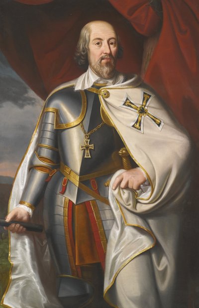 Portræt af Heinrich Walpot von Bassenheim, midten af det 19. århundrede af Ferdinand Müller