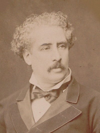 Portræt af komponisten Olivier Métra 1830-1889, 1870. af Ferdinand Mulnier