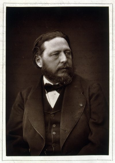 portræt af Jules Breton (1827-1906) (s/h foto) af Ferdinand Mulnier