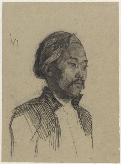 Studie af en javaneser af Ferdinand Oldewelt