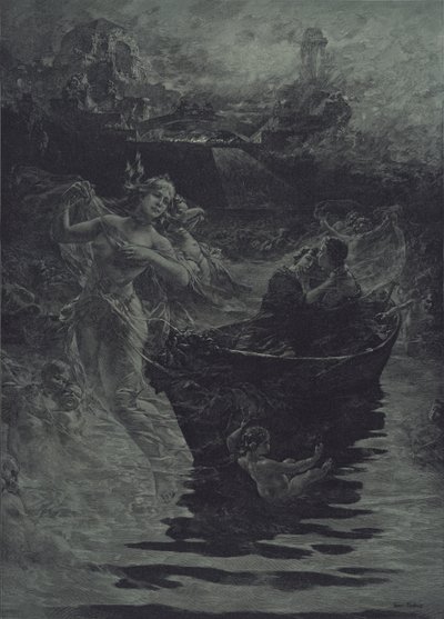 En drøm (gravering) af Ferdinand Pacher