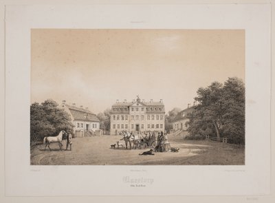 Claestorp fra nord-vest af Ferdinand Richardt