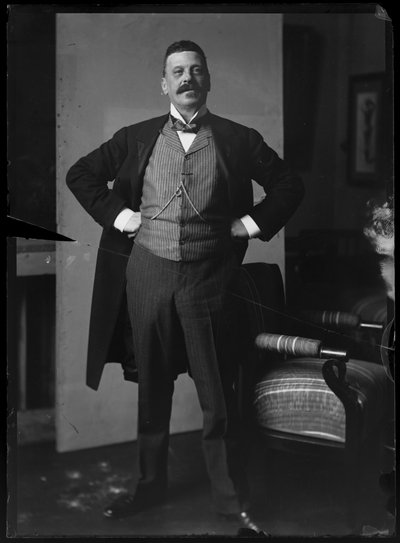 Billede af Charles Wittgenstein (1847-1913) af Ferdinand Schmutzer