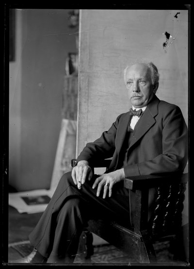 Billede af Richard Strauss (1864-1949) af Ferdinand Schmutzer