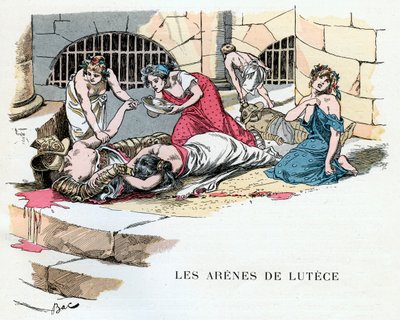 Arenaerne i Lutetia, c1870-1950. af Ferdinand Sigismund Bac