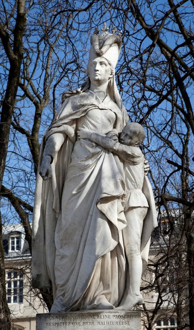 Statue af Margaret af Anjou (marmor) af Ferdinand Taulet