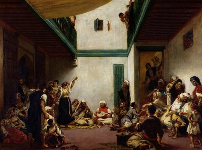Et jødisk bryllup i Marokko, 1841 af Ferdinand Victor Eugene Delacroix