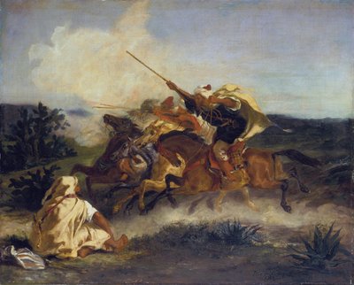 Arabisk fantasi af Ferdinand Victor Eugene Delacroix