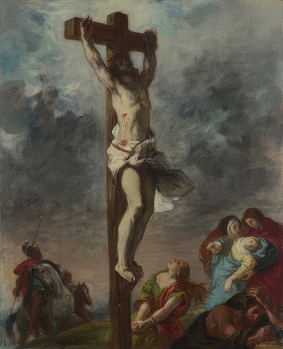 Korsfæstelsen. 1853 af Ferdinand Victor Eugene Delacroix