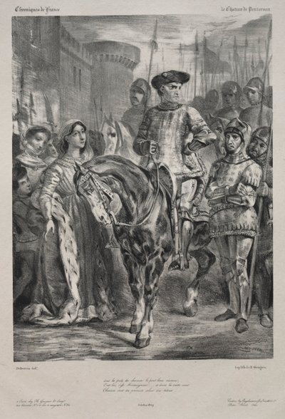 Duguesclin, 1829. af Ferdinand Victor Eugene Delacroix