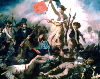 Liberty Leading the People, 1830 af Ferdinand Victor Eugene Delacroix