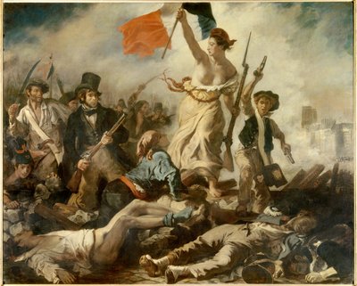 Friheden leder folket, den 28. juli af Ferdinand Victor Eugene Delacroix