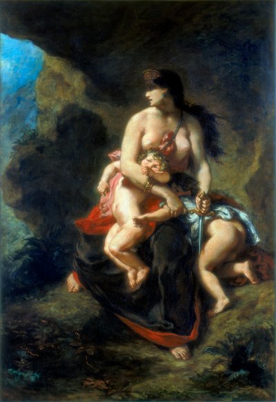 Medea, 1862 af Ferdinand Victor Eugene Delacroix