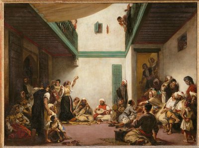 Jødisk bryllup i Marokko ... af Ferdinand Victor Eugene Delacroix