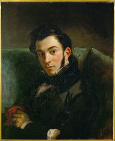 Portræt af Frederic Villot (olie på lærred) af Ferdinand Victor Eugene Delacroix