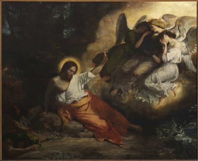 Kvalen i haven, 1826. af Ferdinand Victor Eugene Delacroix