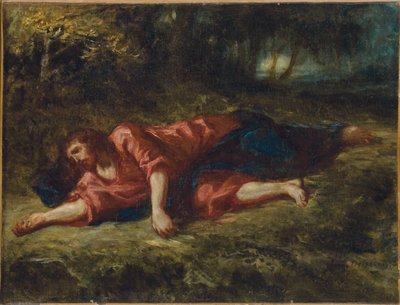 Kvalen i haven, ca. 1849 af Ferdinand Victor Eugene Delacroix