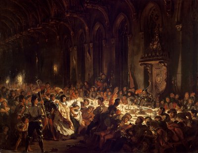 Mordet på biskoppen af Liège af Ferdinand Victor Eugene Delacroix