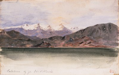Spaniens kyst ved Salabrena af Ferdinand Victor Eugene Delacroix