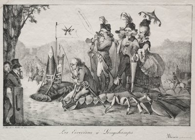 The Crayfish of Longchamps, 1822. af Ferdinand Victor Eugene Delacroix