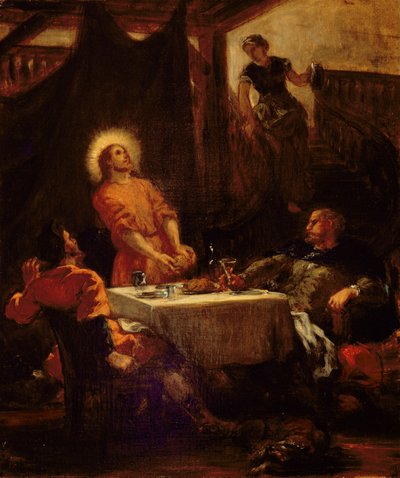 Disciplene i Emmaus, 1853 af Ferdinand Victor Eugene Delacroix