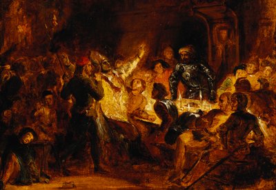 Mordet på biskoppen af Liège, af Ferdinand Victor Eugene Delacroix