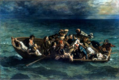 Don Juans forlis, 1840 af Ferdinand Victor Eugene Delacroix