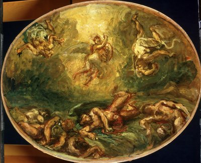 St. Michaels triumf af Ferdinand Victor Eugene Delacroix