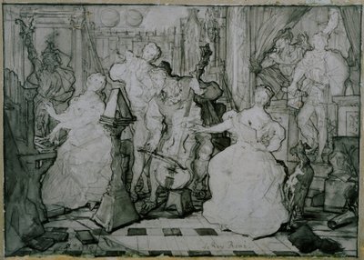 Roy René af Ferdinand Victor Eugene Delacroix