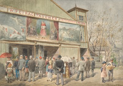 I Wurstelprater i Wien af Ferdinand Weckbrodt