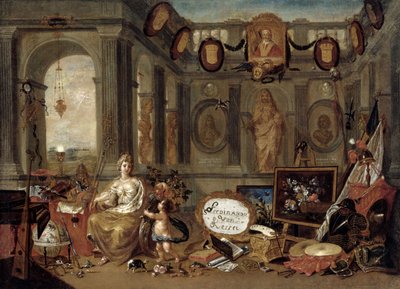 Allegory of Europe, 1689. af Ferdinand van Kessel