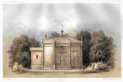 Berlin Schloss Glienicke kanariefuglehus af Ferdinand von Arnim