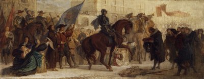 Maximilian I:s indtog i Prag efter sejren på Det Hvide Bjerg i 1620 af Ferdinand von Piloty