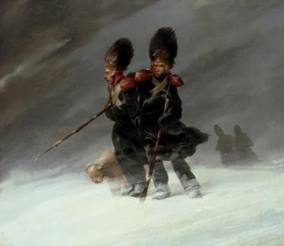 Grenadierer i sneen af Louis Ferdinand von Rayski