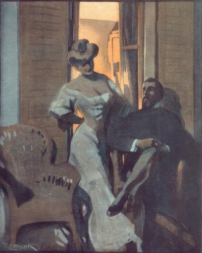 Måneskin. / Hvorfor er min mand der aldrig, når jeg er i humør! af Ferdinand von Reznicek