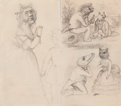 Karikaturer af Ferdinand von Wright