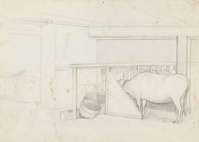 En kalv i et kløvet træ af Ferdinand von Wright
