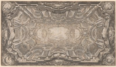 Et stort illusionistisk loft af Ferdinando Galli Bibiena
