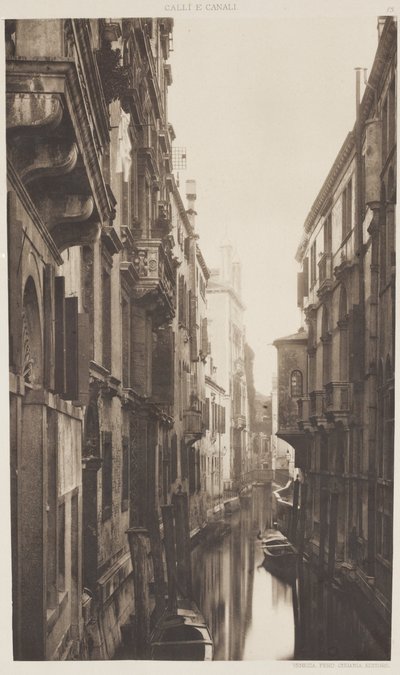 Albrizzi-kanalen af Ferdinando Ongania