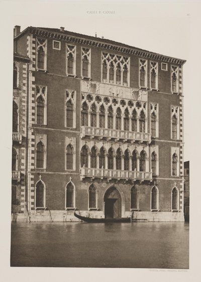Foscari-paladset af Ferdinando Ongania