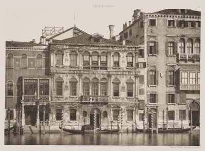 Grimani Palace, Grand Canal, 1891dani af Ferdinando Ongania