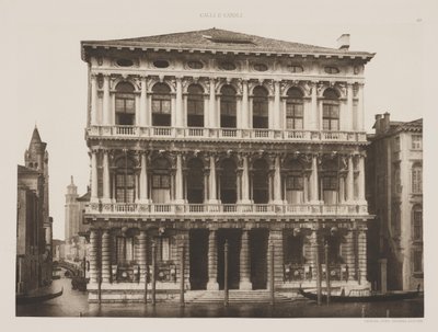 Rezzonico Palace af Ferdinando Ongania